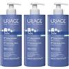 URIAGE BEBE 1a Crema Lavante, detergente bagno e doccia senza sapone neonati, bambini 3x500 ml Detergente