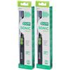 GUM® SONIC DAILY BLACK 4100 Spazzolino elettrico a batteria 2x1 St