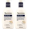 aveeno Skin Relief Crema Nutriente pelle secca con complesso lenitivo di Avena Burro Karité 2x500 ml Soluzione