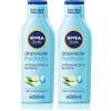 Nivea Sun Latte Doposole Hydrate 400 ml, Dopo sole idratante con Aloe Vera Bio e Acido Ialuronico 2x400 ml Soluzione