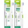 GUM SONIC DAILY Spazzolino elettrico a batteria - Bianco 2x1 St
