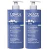 URIAGE BEBE 1a Crema Lavante, detergente bagno e doccia senza sapone neonati, bambini 2x500 ml Detergente