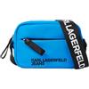 KARL LAGERFELD JEANS, Donna, Essential Nylon Crossbody, Blu, One size