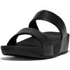 Fitflop Lulu Slide Leather, Schiebe-Sandalen Donna, Schwarz, 42 EU