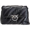 PINKO BORSA BIG LOVE PUFF MAXI QUILT - 100037A0F2 - black