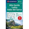 Kompass Carta escursionistica Kom 096. Alto Garda, Ledro, Valle del Sarca: 3in1 Wanderkarte mit Aktiv Guide inklusive Karte zur offline Verwendung in der KOMPASS-App. Fahrradfahren.