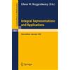 Springer Integral Representations and Applications: Proceedings of a Conference held at Oberwolfach, Germany, June 22-28, 1980: 882