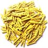 LWR CRAFTS Mini mollette in legno 15 colori 200 per confezione 1 2,5 cm (giallo)