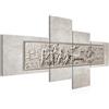 Runa Art Quadro XXL Antico Bassorilievo Roma 200 x 100 cm Stampa D'Arte Murale Tela Non Tessuta Decorazione Soggiorno Camera Da Letto 025641a