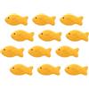 Sinbana 12pz Mini Calamite Frigorifero a Forma di Pesce Rosso, Simpatiche Calamite Frigorifero Pesce Forte Presa Magnetica per Appunti Foto e Decorazioni da Cucina