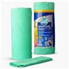 DETERMONDO Panni Microfribra 30 Pezzi per Rotolo Panni Microfibra Strappabile Riutilizzabile Senza Pelucchi 30x30 cm Per Auto,Casa e Cucina (Verde Acqua)