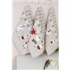 textile idea - Set di 3 strofinacci da cucina in mezzo lino 46x60 cm, asciugamani da cucina, piccoli asciugamani 60% lino, 40% cotone, asciugamano con appendino - Cuochi, 3 PZ.