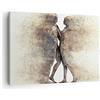 ARTTOR Quadro su Tela polvere donna uomo amore Stampe da Parete 70x50cm Quadri Moderni Soggiorno Camera da Letto Cucina 1 pezzo Piccoli Decorazione Murale Wall Art Canvas Grafica Immagini AA70x50-3102