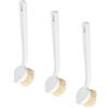 Ziyonix 3 pezzi Spazzola Piatti Cucina Spazzola Lavapiatti Spazzole per Piatti da Cucina Spazzole Setole Dure (Bianco)