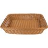 iplusmile Cestino Vimini Imitazione Rattan 12X16In Cesto Porta Pane Cesto Grande Per Stoccaggio Cibo Casa Cucina Buffet