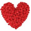 MUYAPAY 100 Pezzi Testa di Rosa di Fiori Artificiali, Testa di Fiore di Rosa Artificiale Fiore di Schiuma Artificiale per Mazzi di Nozze Centrotavola, San Valentino, Decorazioni per Feste a Casa (Rosso)