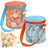 XIABYAYU 2 PCS Borsa Giochi Spiaggia Rete Giocattoli Sabbia Sacca Borse Mare Bambini Beach Bag Con Spallacci Regolabili E Cerniere, Ideale per Le Vacanze Al Mare, Adatto Sia a Ragazzi Che a Ragazze