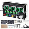 PEMENOL di kit fai da te con orologio a LED, timer, sveglia elettronica, per imparare a saldare, kit elettronico per lezioni scolastiche, aule, regalo di compleanno (nero)