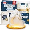Amari® Set per impronte delle mani per coppie e famiglia (Floreale) - Set per calco in gesso delle mani - Regalo di calco in gesso per coppie, regalo di nozze, regalo di anniversario per partner