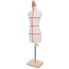 SUPVOX Manichino da Sarta 1/3 Scala Femminile da Tavolo, Mini Manichino per Abito da Cucito, Leggero e Portatile per Principianti e Professionisti, Modello Sartoriale per Design e