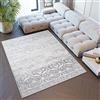 TAPISO Sky Tappeto Salotto Moderno Soggiorno Sala Camera da Letto Design Astratto Vintage Orientale Ornamenti Sfumato tonalità Grigio Bianco Crema Pelo Corto 140 x 200 cm