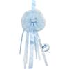 SUNLUX Fiocco nascita bambino celeste coccarda con orsetto 27cm