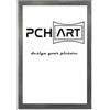 PCH[art] Cornice portafoto New Alaya - Organics | Colore: Acciaio | Dimensioni: 90x120 | Cornice elegante per le tue foto e motivi