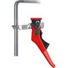 Bessey GTR16S6H - Torcia da tavolo in acciaio, capacità 6 5/16 x 2 5/16, potenza di rotazione 540 lb, colore rosso/argento