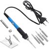 LAPYAPPE Kit Saldatore Portatile Lega di Alluminio e Ferro 60w Riscaldamento Rapido e Resistente a Danni Set Pratico per Saldatura Domestica e Riparazioni