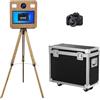 NEWESGOGO Treppiede portatile PhotoBooth macchina con macchina fotografica | Treppiede portatile DSLRBOOTH specchio fotografico professionale DSLR Photo Booth per feste Built-in Mini PC