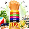Albagarden - Braccialetto Antizanzare alla Citronella Silicone Profumato con Olio Essenziale Naturale - Ideale per Camping, Giardinaggio, Picnic e Attività all'Aria Aperta