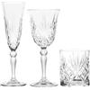 RCR CRISTALLERIA ITALIANA Melodia set 6 bicchieri acqua 31 cl + 6 calici 27 cl + 6 flute 16 cl