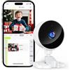 YOTON 1080P Telecamera di sicurezza per interni con visione notturna, audio bidirezionale, rilevamento del movimento, archiviazione su cloud e scheda SD (confezione da 1)