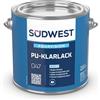 Farben Figo's Südwest Aqua Vernice trasparente opaca in poliuretano, 750 ml, vernice protettiva opaca trasparente con norma giocattolo EN 71-3