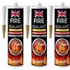 BONDIFY Sigillante Refrattario Nero Fino a 1500° Silicone Alte Temperature 3 PZ SENZA SOLVENTI Sigillanti per Caminetto e Forno, Malta Cemento Refrattario per Barbecue, Stufe, Caldaie Piani Cottura