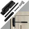 GOOKYO Door Closer Automatic Safety Spring Door Closer - Easy to Install to Convert Hinged Doors to Self-Closing- Black