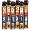 LEVEL PLUS 6 cartucce di gas di ricambio per dispositivi alimentati a gas, 152 mm x Ø32, Fuel Cell, cartuccia di gas per chiodatrice a gas L+152