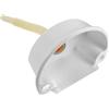 HOLIDYOYO Lavabo da Parete Salvaspazio Bianco in Plastica, Mini Lavandino Moderno senza Fori, Facile Manutenzione per Bagno, Balcone o Spazi Ridotti