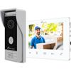 NIVIAN Videocitofono 2 Fili Analogico con Monitor 7 HQ Schermo Interno con Audio Bidirezionale | Piastra Esterna IP65 Antivandalica con Visione Notturna, Apriporte Elettrico. Smart Security