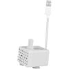 kowaku Pompa per Acquario 130L/H Mini USB Piccola Pompa Silenziosa Portatile 3W per Piscine Giardino Acquari Interni Esterni, Lato
