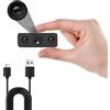 Rouzin Mini telecamera di sorveglianza, telecamera WiFi, visione notturna a colori, 1080P HD, mini fotocamera nascosta per interni, rilevamento del movimento, controllo app