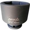 SIO Bussola Esagonale 46 mm 3/4″ Corta CR-MO - Chiave a Bussola Professionale Acciaio Cromo Molibdeno per Avvitatori e Chiavi a Cricchetto - Uso Meccanica Auto e Officina
