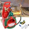 leasote Oxy - Kit torcia ad acetilene professionale portatile con serbatoio di ossigeno e acetilene, kit torcia da taglio per saldatura, osso, acetilene, rosso e verde