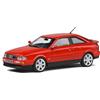 Solido- Audi S2 Nessuno Auto in Miniatura da Collezione, Colore Lazer Red, 1/43ème, S4312201