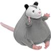 Wild Republic Flipkins Opossum, Peluche, 12 cm, Giocattolo di Peluche, Imbottitura da Bottiglie d'Acqua Riciclate