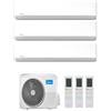 Midea CLIMATIZZATORE MIDEA BREEZELESS E TRIALSPLIT 9000+9000+12000+M3OF-27HFN8-Q INVERTER R-32 WI-FI