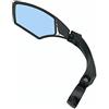Hafny HF-MR095 - Specchietto per manubrio bicicletta, HD, resistente alle esplosioni, lente in vetro, antiriflesso blu a sinistra