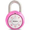 Master Lock 1530DPNK Lucchetto a Combinazione, Rosa, 1 confezione