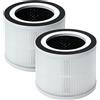 GoKBNY Confezione da 2 filtri di ricambio H06 True HEPA, compatibili con purificatore HIMOX H06/Afloia Gala/Compass Home Small Room Purifier, filtri HEPA 3 in 1