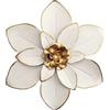 Picfarce Decorazione da parete in metallo da 25,4 cm - scultura floreale moderna e rustica - in ferro anticato - opera d'arte per interni, cucina, camera da letto, soggiorno, ufficio, esterno, giardino
